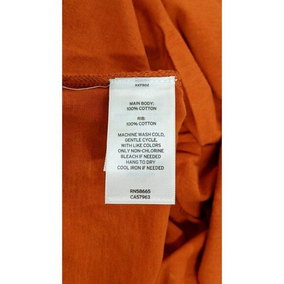BP Womens Size XS Rust Amber Crew Neck Short Sleeve Cropped T Shirt BP452676MI - Picture 9 of 9